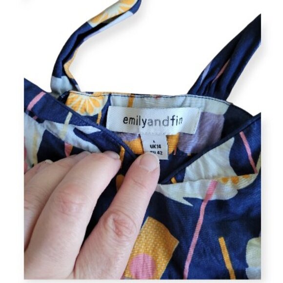 Whimsical Ice Cream Print Cotton Dress, Emily & Fin - Picture 9 of 12